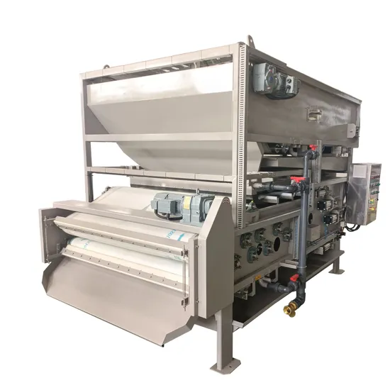 Sludge Dewatering System / Belt Filter Press For Sludge Dewatering