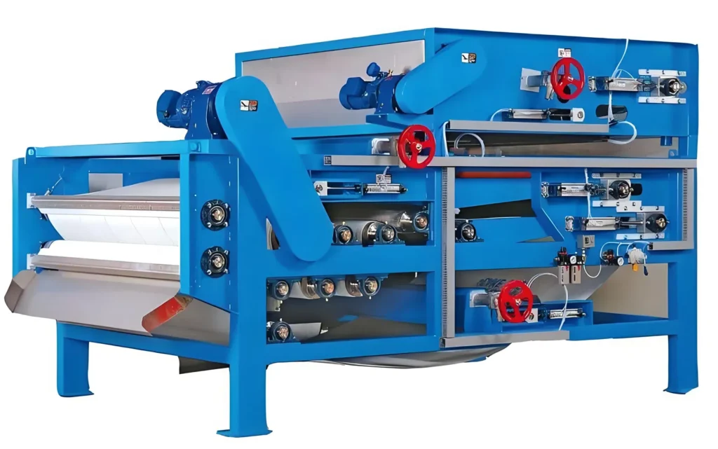 Sludge Belt Press Operation